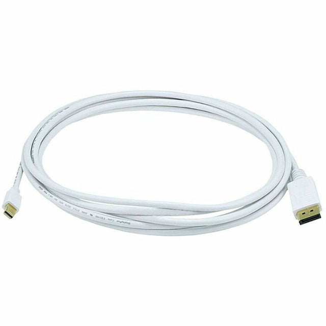 Monoprice 10ft 32AWG Mini DisplayPort to DisplayPort Cable, White