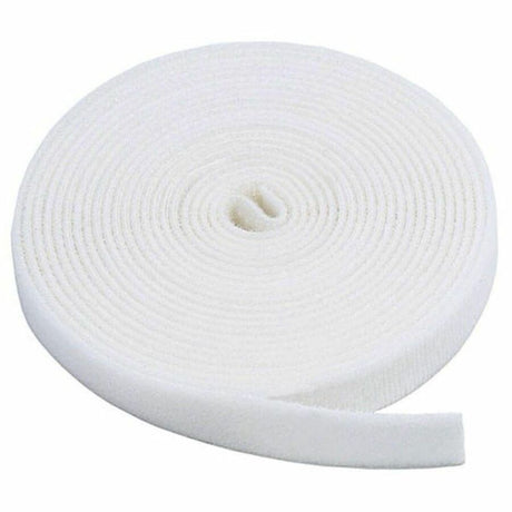 Monoprice 3-Pack Hook and Loop Fastening Tape 5 yard/roll, 0.75in, White