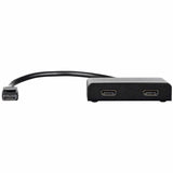 Monoprice 2-Port DisplayPort 1.2 to DisplayPort Multi-Stream Transport (MST) Hub