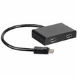 Monoprice 2-Port DisplayPort 1.2 to DisplayPort Multi-Stream Transport (MST) Hub