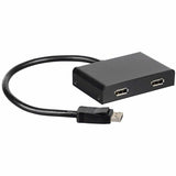 Monoprice 2-Port DisplayPort 1.2 to DisplayPort Multi-Stream Transport (MST) Hub