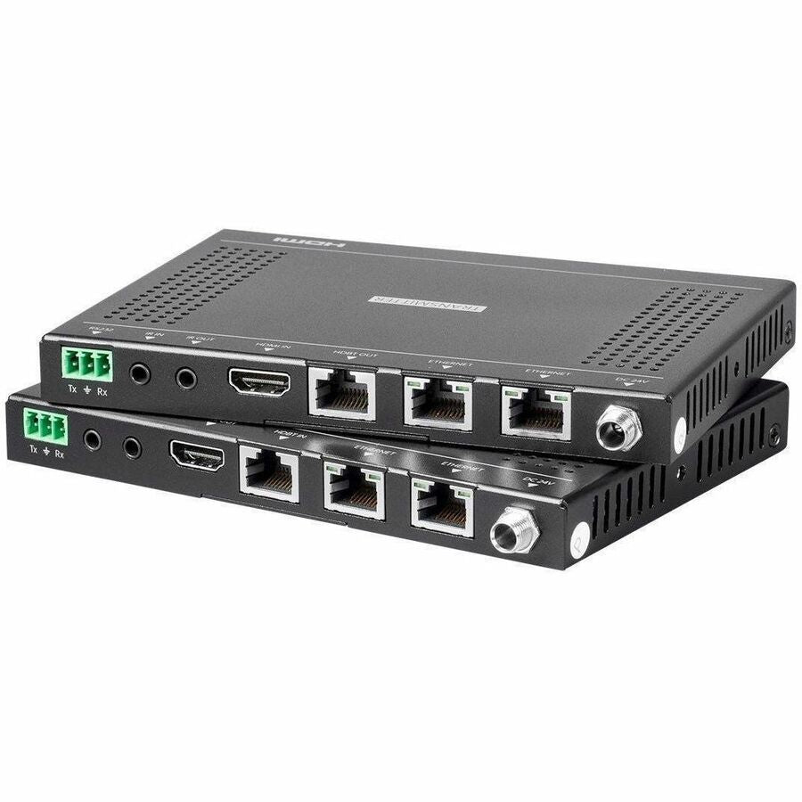 Monoprice Blackbird 4K60 Pro HDBaseT Extender Kit up to 100m with PoH, RS-232, HDCP 2.2