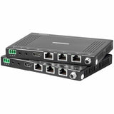 Monoprice Blackbird 4K60 Pro HDBaseT Extender Kit up to 100m with PoH, RS-232, HDCP 2.2