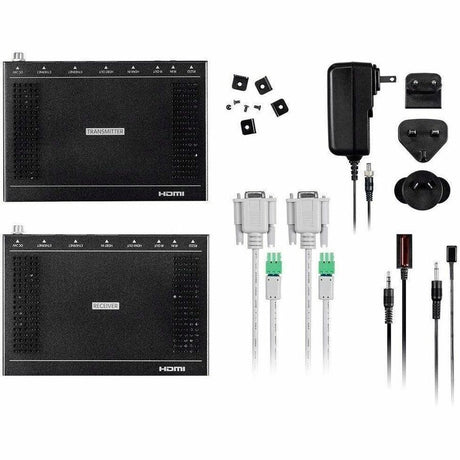 Monoprice Blackbird 4K60 Pro HDBaseT Extender Kit up to 100m with PoH, RS-232, HDCP 2.2
