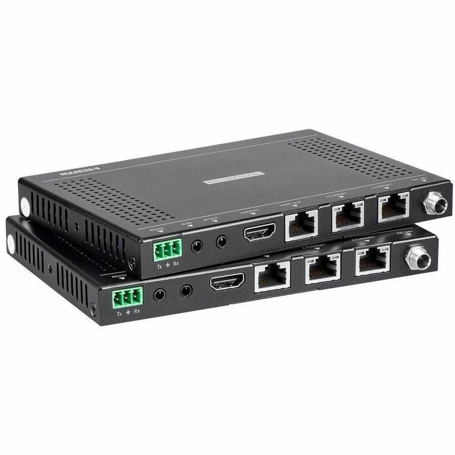 Monoprice Blackbird 4K60 Pro HDBaseT Extender Kit up to 100m with PoH, RS-232, HDCP 2.2
