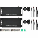 Monoprice Blackbird 4K60 Video Extender with HDMI over Fiber Optic Cable up to 33,000 feet (10,000m), Supports IR and RS-232