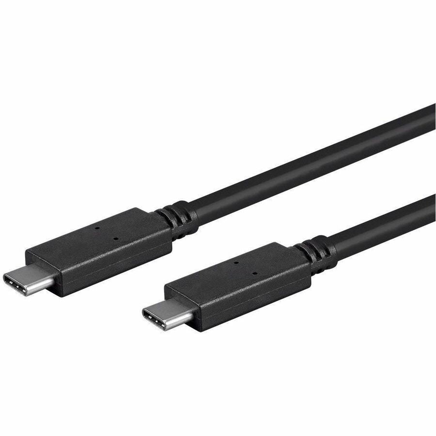 Monoprice Essentials USB-C to USB-C 3.1 Gen 1 Cable - 5Gbps 3A 30AWG Black 2m (6.6ft)