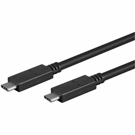 Monoprice Essentials USB-C to USB-C 3.1 Gen 1 Cable - 5Gbps 3A 30AWG Black 2m (6.6ft)