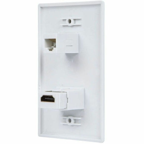 Monoprice Recessed HDMI Wall Plate, with 1* HDMI F/F Adapter & 1*RJ45 Cat5e Coupler