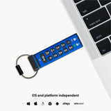 iStorage datAshur PRO 4 GB | Secure Flash Drive | FIPS 140-2 Level 3 Certified| NLNCSA DEP-V Certified | NATO Restricted Certified | PIN protected | Dust/Water Resistant