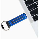 iStorage datAshur PRO 8 GB | Secure Flash Drive | FIPS 140-2 Level 3 Certified| NLNCSA DEP-V Certified | NATO Restricted Certified | PIN protected | Dust/Water Resistant