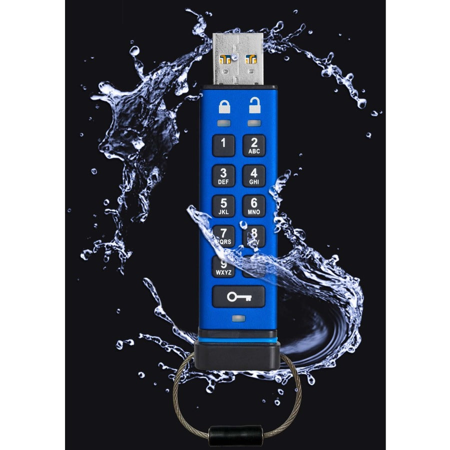 iStorage datAshur PRO 32 GB | Secure Flash Drive | FIPS 140-2 Level 3 Certified| NLNCSA DEP-V Certified | NATO Restricted Certified | PIN protected | Dust/Water Resistant