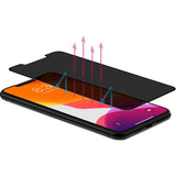 Moshi Black IonGlass Privacy for iPhone 11 Clear, Black, Glossy