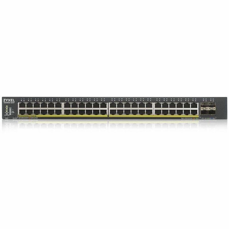 ZYXEL XGS1930-52HP 48-Port Gigabit Smart Nebula Cloud Managed PoE Switch | 48 PoE+ Ports at 375W with 4 SFP+ 10G Uplinks