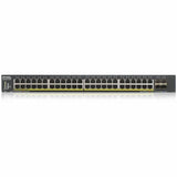 ZYXEL XGS1930-52HP 48-Port Gigabit Smart Nebula Cloud Managed PoE Switch | 48 PoE+ Ports at 375W with 4 SFP+ 10G Uplinks