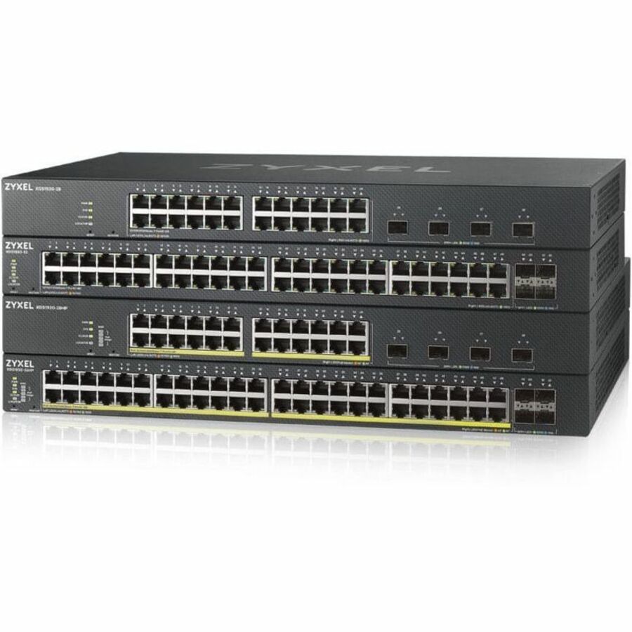 ZYXEL XGS1930-28HP 24-Port Gigabit Smart Nebula Cloud Managed PoE Switch | 24 PoE+ Ports at 375W with 4 SFP+ 10G Uplinks