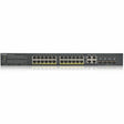 ZYXEL GS1920-24HPv2 24-Port Gigabit Smart Nebula Cloud Managed PoE Switch | 24 PoE+ Ports at 375W with 4 SFP Uplinks | TAA Compliant