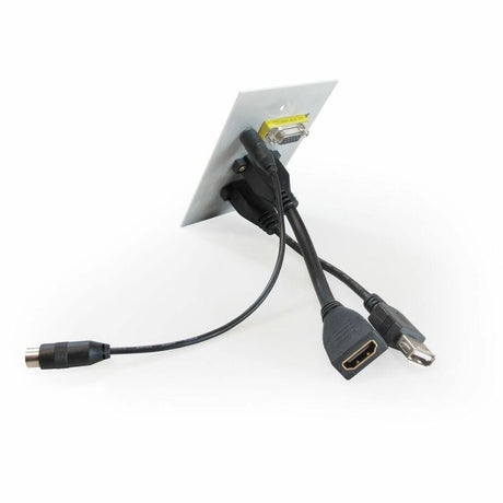 HDMI VGA 3.5MM AUDIO USB-B TO A