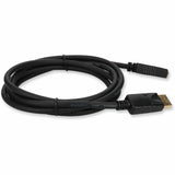 6ft DisplayPort 1.2 Male to DisplayPort 1.2 Female Black Cable For Resolution Up to 3840x2160 (4K UHD)