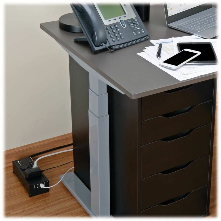 Eaton Tripp Lite Series Isobar 6-Outlet Surge Protector, 10 ft. (3.05 m) Cord, Right-Angle Plug, 3840 Joules, 2 USB Ports, Metal Housing