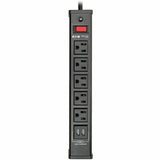 Eaton Tripp Lite Series 5-Outlet Surge Protector with 2 USB Ports (3.4A Shared) - 6 ft. (1.83 m) Cord, 450 Joules, Metal Housing
