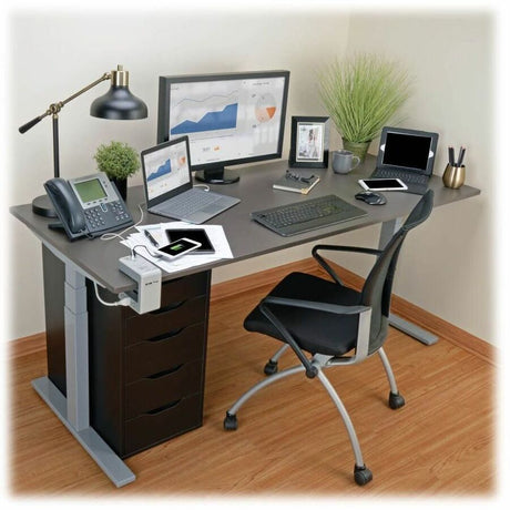 Eaton Tripp Lite Series 6-Outlet Surge Protector w/2 USB-A (4.8A Shared) & 1 USB-C (3A) - 8 ft. (2.43 m) Cord, 1080 Joules, Desk Clamp