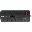Eaton Tripp Lite Series 8-Outlet Surge Protector with 2 USB Ports (2.1A Shared) - 8 ft. (2.43 m) Cord, 1200 Joules, Tel/Modem, Black