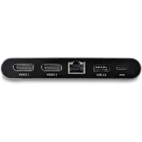 StarTech.com USB C Dock - 4K Dual Monitor DisplayPort Docking Station - 100W Power Delivery Passthrough, GbE, 2x USB-A - Multiport Adapter