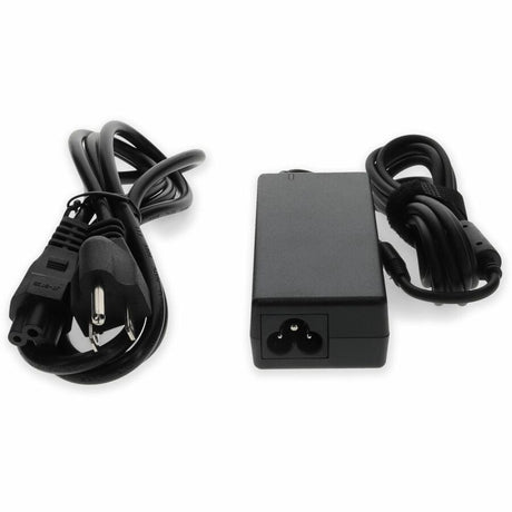 Addon Dell&reg; 450-AENV Compatible 65W 19V at 3.33A Black 4.5 mm x 3.0 mm Laptop Power Adapter and Cable