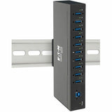 Eaton Tripp Lite Series 10-Port Industrial-Grade USB 3.x (5Gbps) Hub - 20 kV ESD Immunity, Metal Housing, Mountable