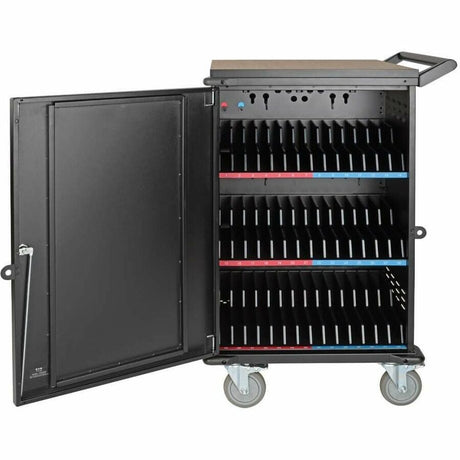 Eaton Tripp Lite Series 42-Device AC Mobile Charging Cart - Laptops and Chromebooks, 120V, NEMA 5-15P, 10 ft. (3.05 m) Cord, Black