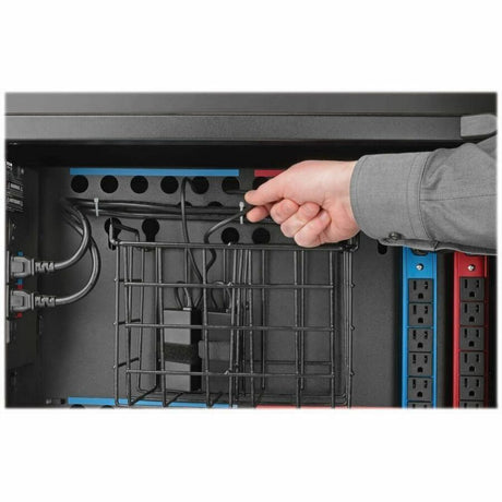 Eaton Tripp Lite Series 42-Device AC Mobile Charging Cart - Laptops and Chromebooks, 120V, NEMA 5-15P, 10 ft. (3.05 m) Cord, Black