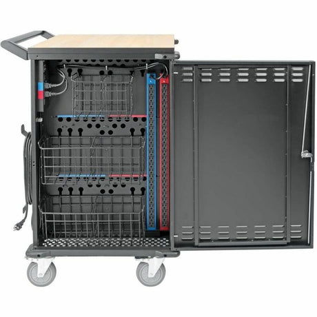 Eaton Tripp Lite Series 45-Device AC Mobile Charging Cart - Laptops and Chromebooks, 120V, NEMA 5-15P, 10 ft. (3.05 m) Cord, Black