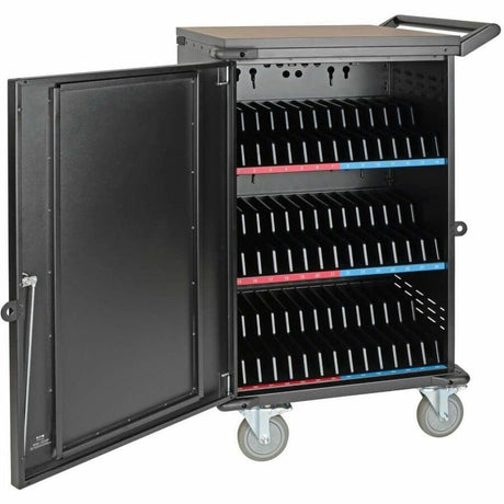 Eaton Tripp Lite Series 48-Device AC Mobile Charging Cart - Laptops and Chromebooks, 120V, NEMA 5-15P, 10 ft. (3.05 m) Cord, Black