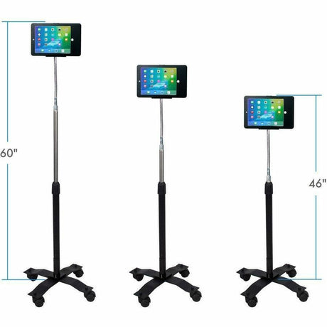 CTA Digital Compact Security Gooseneck Floor Stand for iPad (Gen. 5-6), iPad Pro 9.7, and iPad Air (Gen. 1-2)