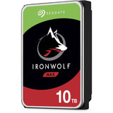 Seagate IronWolf ST10000VN0008 10 TB Hard Drive - 3.5" Internal - SATA (SATA/600) - Conventional Magnetic Recording (CMR) Method