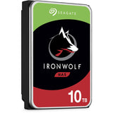 Seagate IronWolf ST10000VN0008 10 TB Hard Drive - 3.5" Internal - SATA (SATA/600) - Conventional Magnetic Recording (CMR) Method