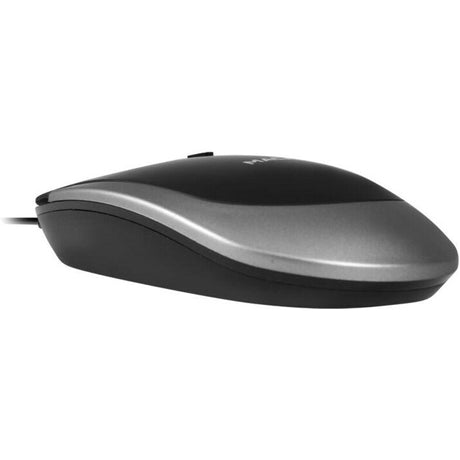 Macally USB-C Optical Quiet Click Mouse for Mac/PC Black & Space Gray