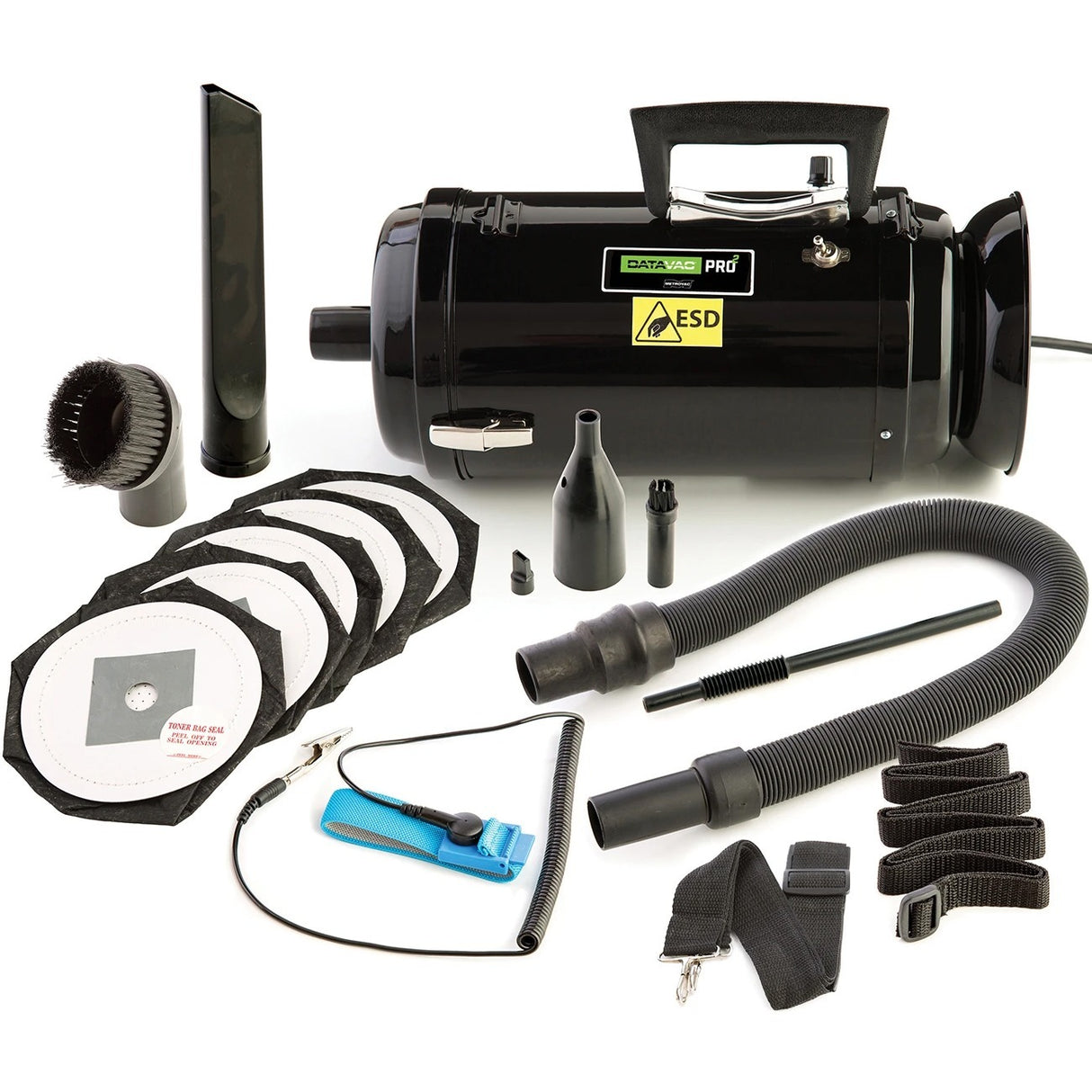 MetroVac DataVac 2 ESD Safe Maintenance System DV-2-ESD1 - 1.17 Peak HP; Single Speed