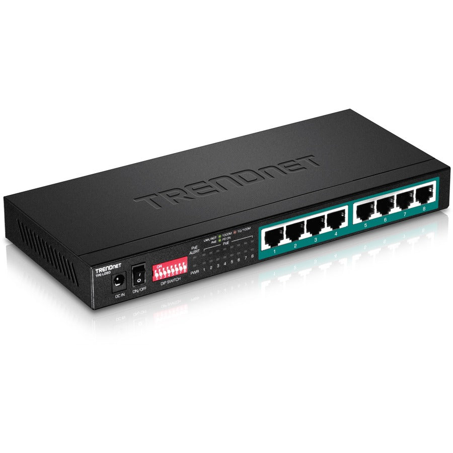 8 x Gigabit PoE and Ports