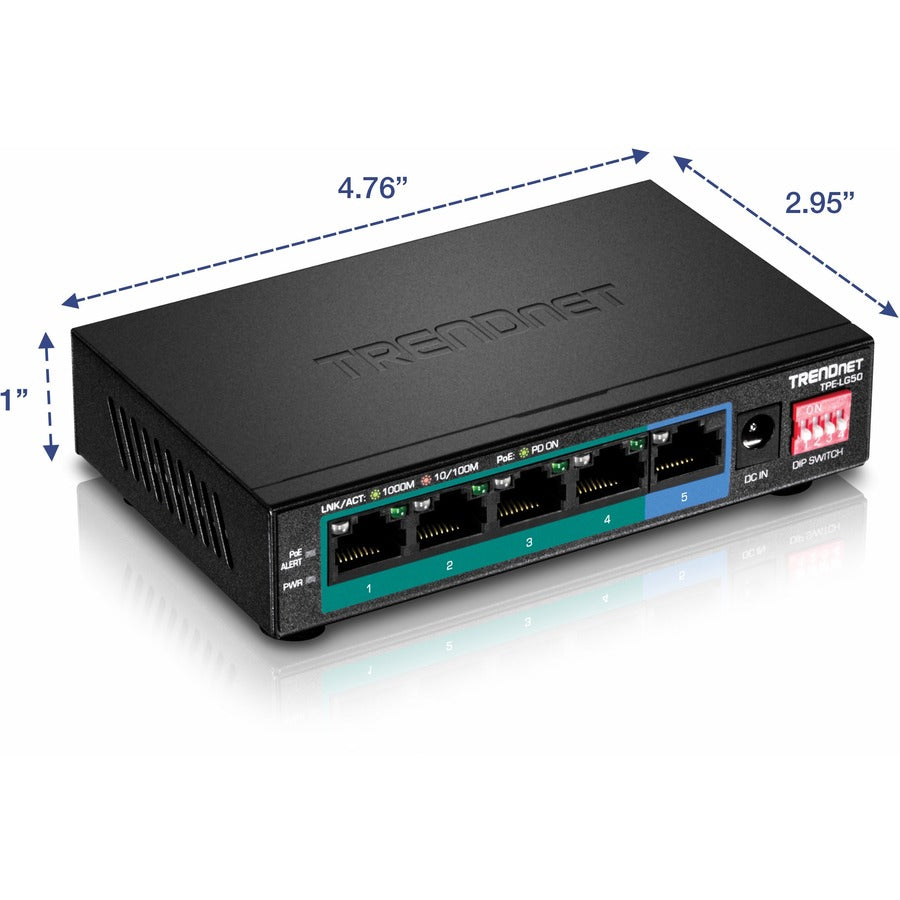 5PORT GIGABIT LONG RANGE SWITCH