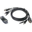 IOGEAR 10 Ft. DVI, USB KVM Cable Kit with Audio (TAA)