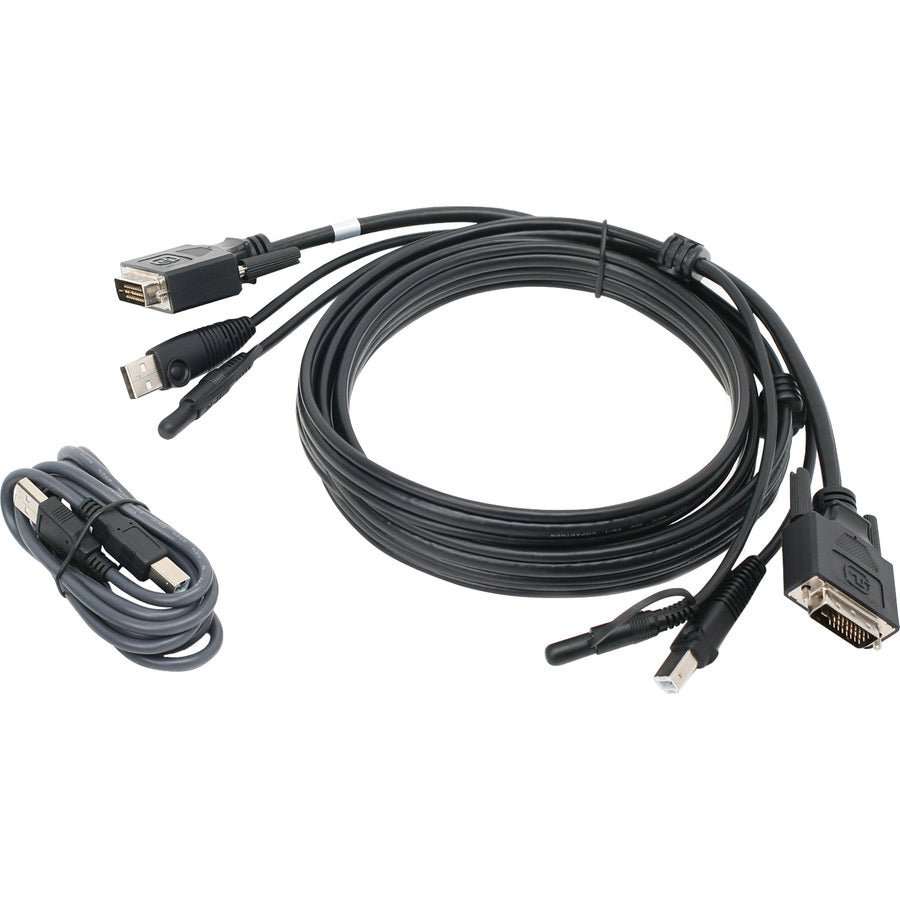 IOGEAR 10 Ft. DVI, USB KVM Cable Kit with Audio (TAA)