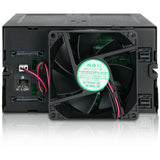 Icy Dock ToughArmor MB508SP-B Drive Enclosure for 5.25" - Mini-SAS HD Host Interface Internal - Black