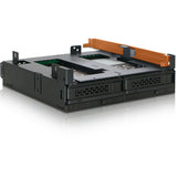 Icy Dock ExpressCage MB732SPO-B Drive Enclosure for 5.25" - Serial ATA/600 Host Interface Internal - Black