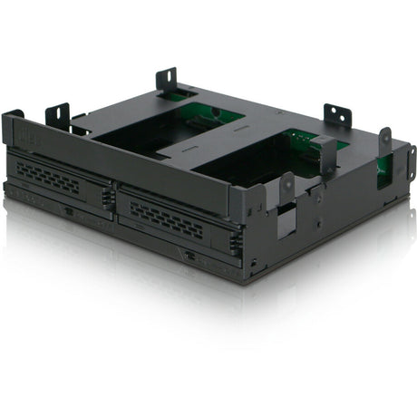 Icy Dock ExpressCage MB732SPO-B Drive Enclosure for 5.25" - Serial ATA/600 Host Interface Internal - Black