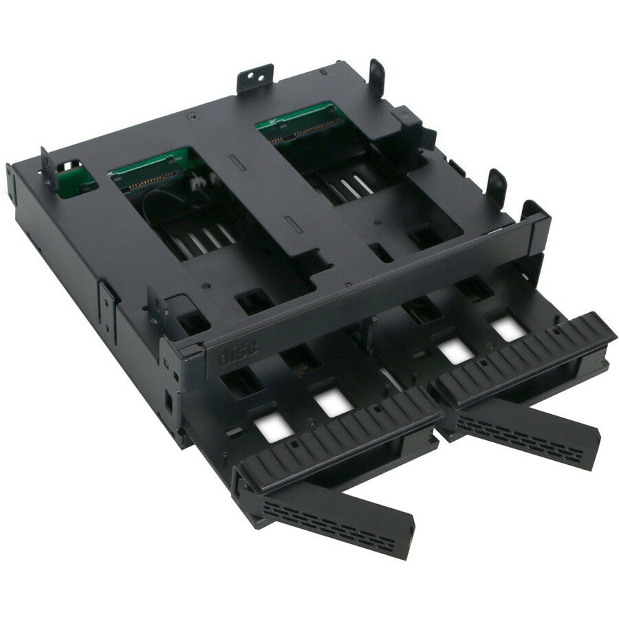 Icy Dock ExpressCage MB732SPO-B Drive Enclosure for 5.25" - Serial ATA/600 Host Interface Internal - Black