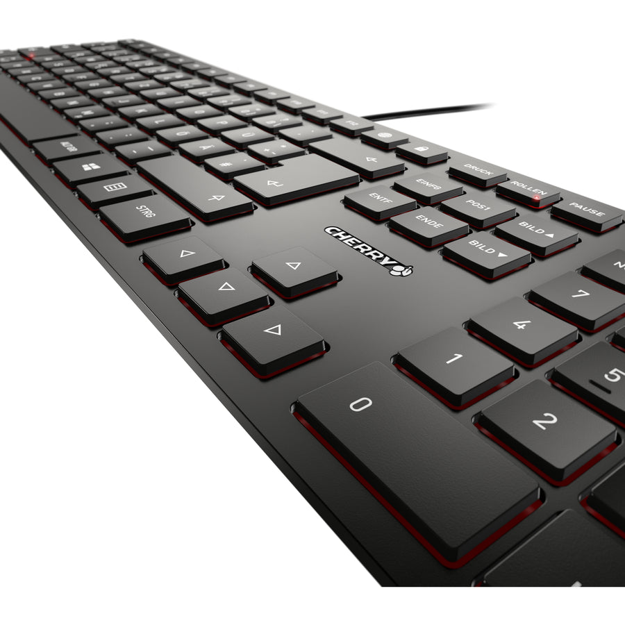 CHERRY KC 6000 SLIM Black Wired Keyboard