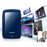 Adata HV300 1 TB Hard Drive - External - Blue