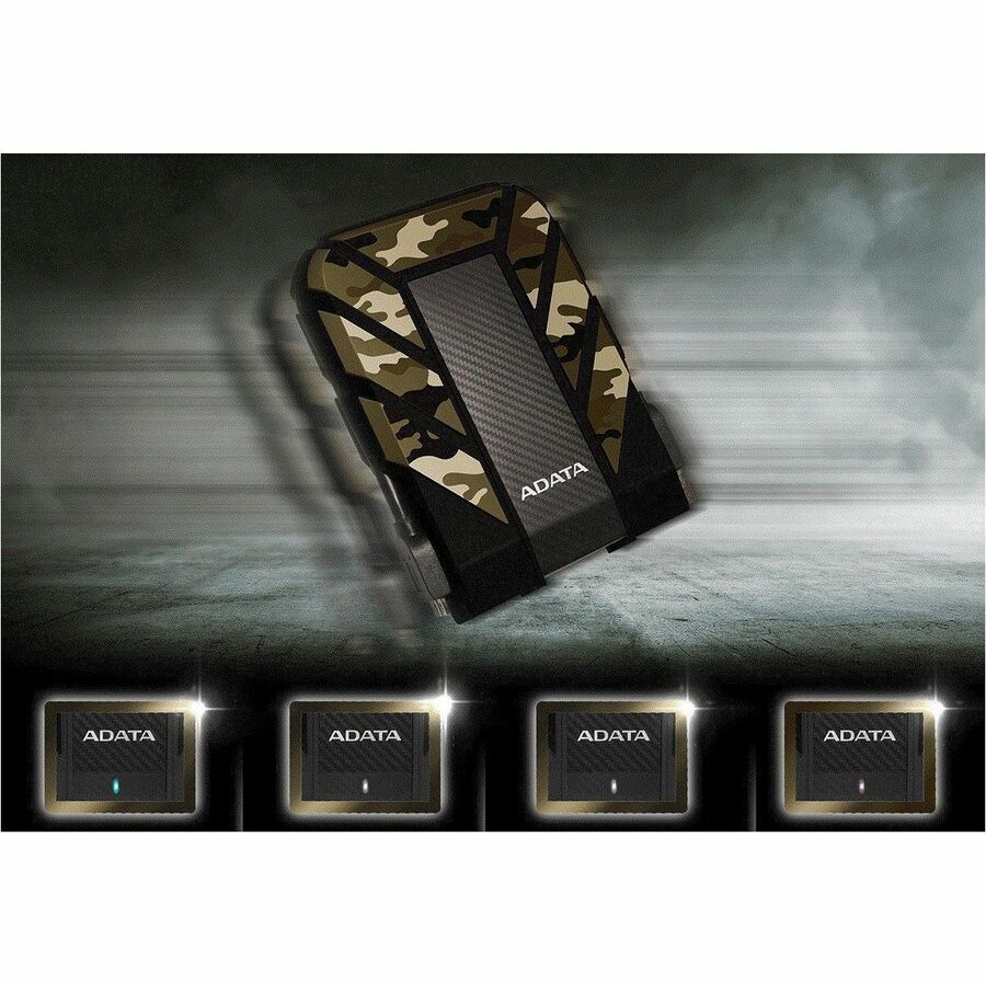 Adata AHD710MP-2TU31-CCF 2 TB Hard Drive - 2.5" External - Camouflage